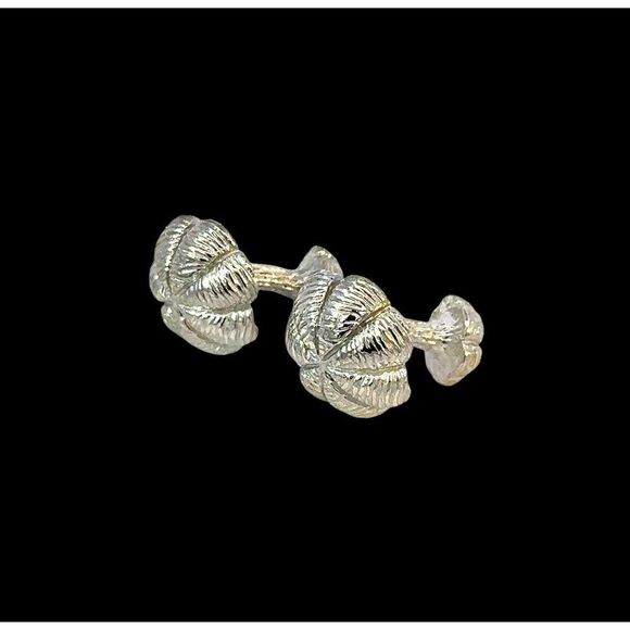 Tiffany & Co Mushroom Cufflinks Sterling Silver 11.60 Grams Estate TIF918 - Picture 6 of 12